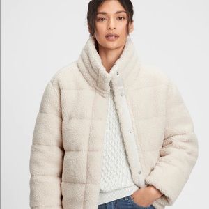 GAP SHERPA PUFFER JACKET
